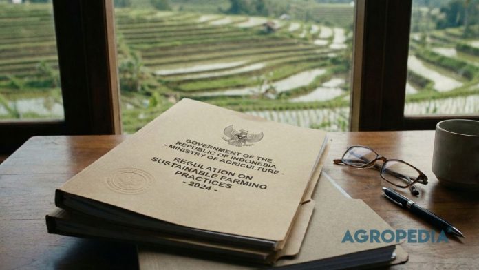 regulasi-kredit-karbon-indonesia dokumen regulasi karbon dengan latar lahan pertanian indonesia
