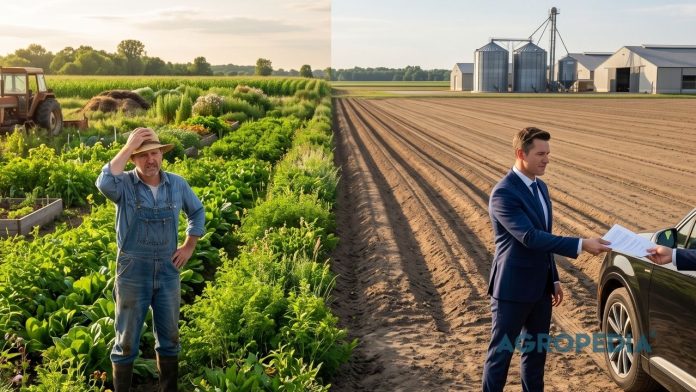 ironi-standar-karbon-global-petani-hijau Ilustrasi ironi standar karbon global yang merugikan petani hijau atau early adopters di sektor pertanian